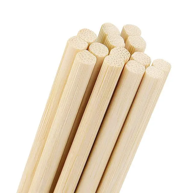 Alt view image 3 of 7 - 500 Pairs 8 Inch Disposable Chopsticks, 20cm Bamboo Chopsticks Bulk, Chinese Wood Chop Sticks for Eating, Catering, Takeaway
