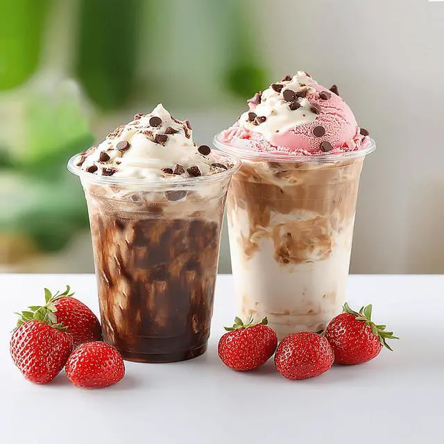Alt view image 3 of 7 - 100 Count - 16 Ounce Plastic Cups, Ice Coffee Cups To Go - Crystal Clear PET Party Cups