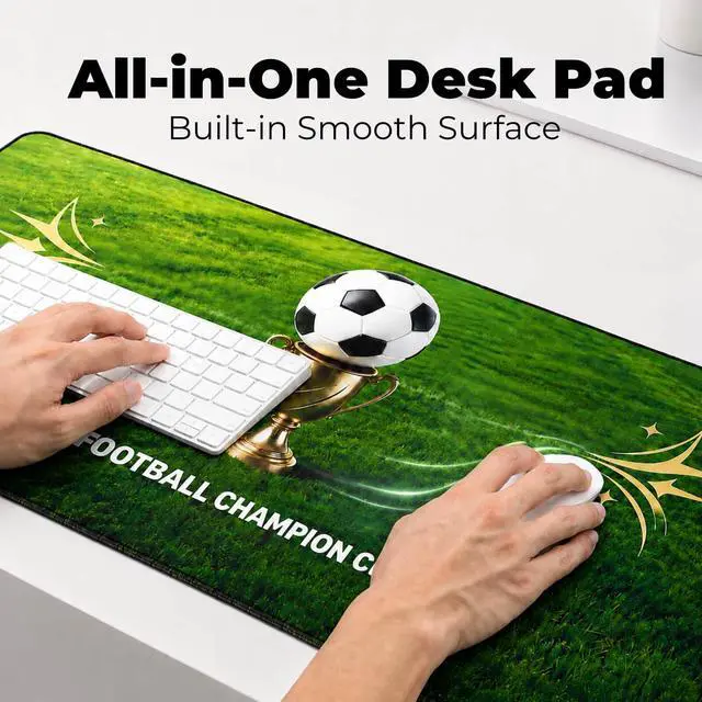 Alt view image 3 of 7 - XL Mouse Pad Desk Keyboard Mat 31.5x11.8, 3mm Thick Non-Slip Smooth