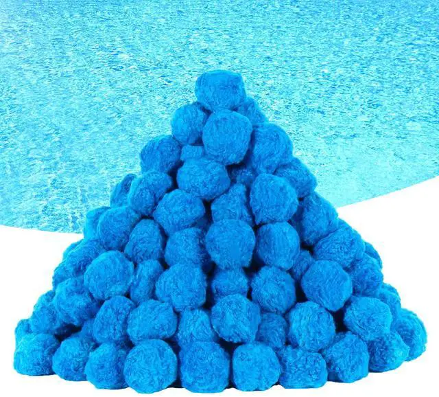 Main image of 3.1 lbs Pool Filter Balls for Sand Filter, Reusable Pool Sand Filter Balls, Efficient Blue Filter Media Balls, Suitable for All Sand Filter System (Equals 100lbs Pool Filter Sand)