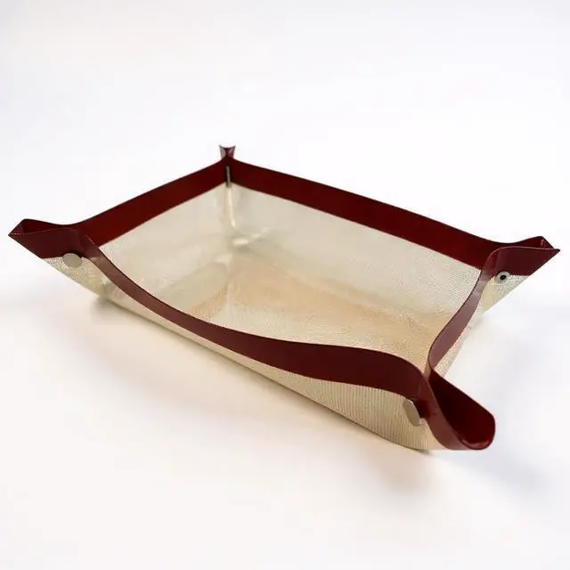 Alt view image 5 of 5 - 2-in-1 Silicone Baking Mat & Convertible Baking Pan Non-Stick Reusable Oven Liner with Snap Button Corners, Heat Resistant Professional Baking Sheet for Pizza, Cookies, Bread & Pastries