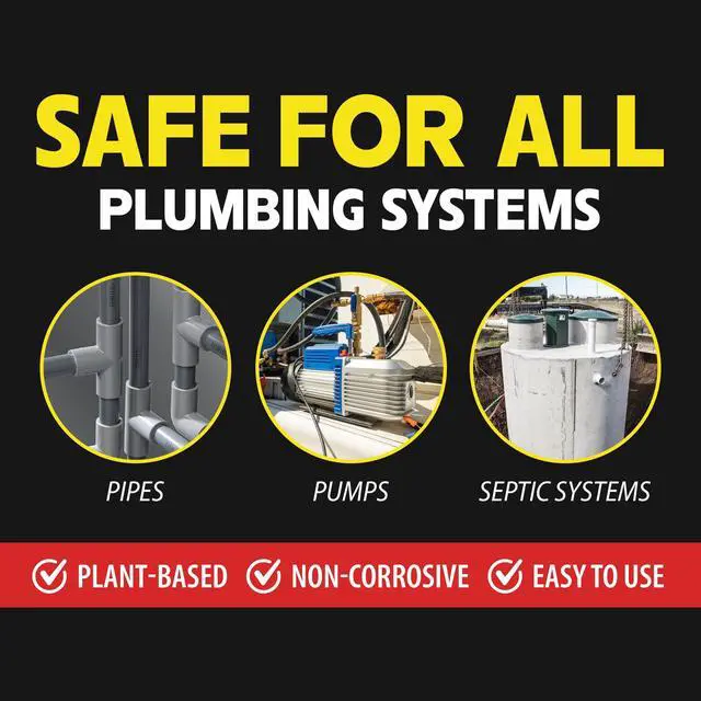 Alt view image 6 of 7 - AC Drain Line Cleaner Fast Acting Plant-Based Formula, Multi-Use HVAC Condensate & Air Conditioner Cleaning Liquid, Removes Buildup and Clears Clogged AC Lines, Up to 8 Uses, Made in USA, 16 oz