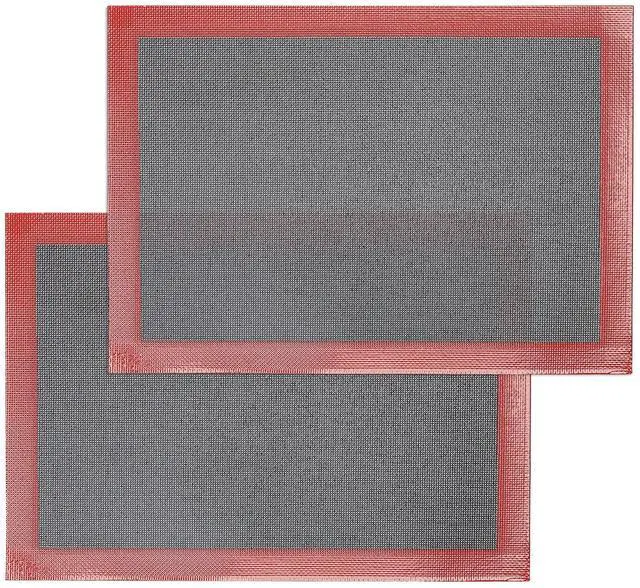 Main image of Silicone Baking Mat with Microperforated, 2 PCS Perforated Baking Mats/Oven Liners for 13" x 18" Half Sheet Pan, Reusable Air Mesh Silicone Mat for Cookie/Eclair/Bread/Pizza/Pastry