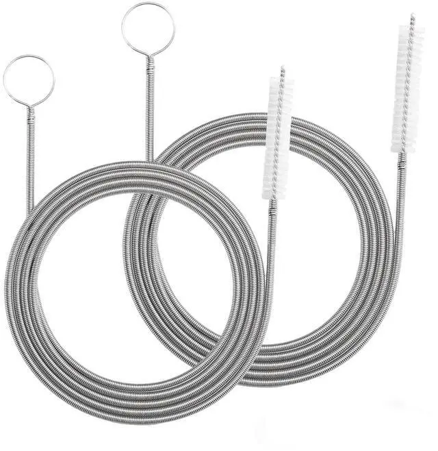 Main image of 2 Pack 80 Inch Flexible Drain Brush, Sunroof Drain Cleaning Tool for Ice Maker, Refrigerator & AC Drain Line