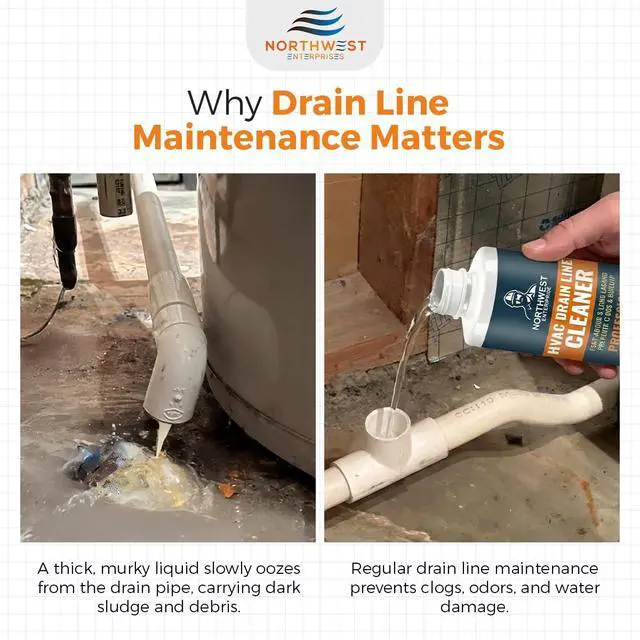 Alt view image 2 of 7 - AC Drain Line Cleaner - A/C Drain Line Cleaner and Unclogger - Air Conditioner Cleaner Prevents Build-Up for AC Units, Dehumidifiers, Ice Machines, & More (8 ounces)