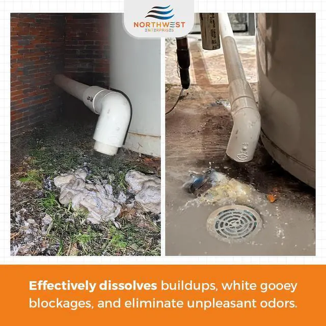 Alt view image 6 of 7 - AC Drain Line Cleaner - A/C Drain Line Cleaner and Unclogger - Air Conditioner Cleaner Prevents Build-Up for AC Units, Dehumidifiers, Ice Machines, & More (8 ounces)