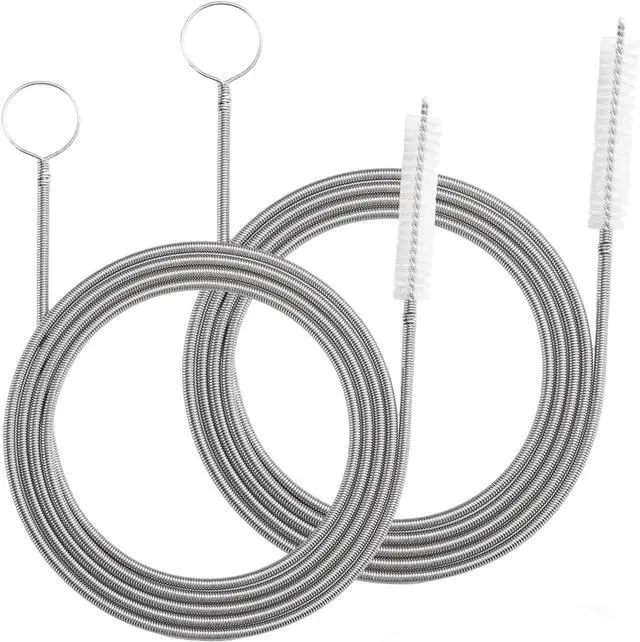 Main image of 2 Pack 60 Inch Flexible Drain Brush, Sunroof Drain Cleaning Tool for Ice Maker, Refrigerator & AC Drain Line