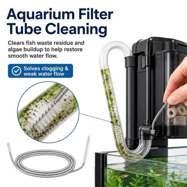 Alt view image 6 of 7 - 2 Pack 60 Inch Flexible Drain Brush, Sunroof Drain Cleaning Tool for Ice Maker, Refrigerator & AC Drain Line