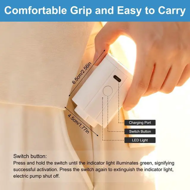 Alt view image 5 of 7 - 16 Pack Travel Vacuum Bags With Wireless Pump, Portable Compression Bags for Travel, Space Saver Vacuum Seal Bags for Clothing, Luggage, Pillows, Comforters, Reusable & Durable (16 PCS)