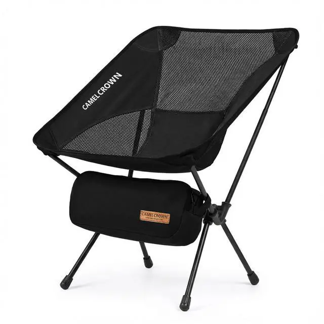Main image of Camping Chair Heavy Duty Backpacking Chair - Ultra-Light Folding Chair with Carry Bag, Portable Compact for Outdoor, Lawn, Hiking, Beach, Picnic