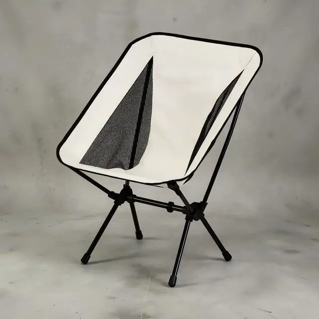 Main image of LLightweight Tactical Camping Chair - Portable Foldable X-Frame Seat, 120kg Capacity, Compact Outdoor Chair with Carry Bag for Hiking, Beach, Backpacking (Desert White)