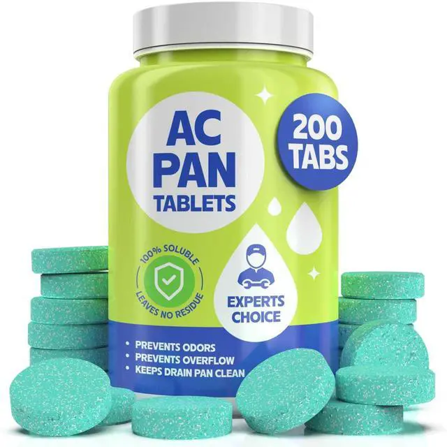 Alt view image 7 of 7 - HVAC Drain Line Cleaner- Prevents Odors, Keeps HVAC Drain Pan Clean, Prevents Overflow, No residue | One Tablet Lasts up to 4 Weeks