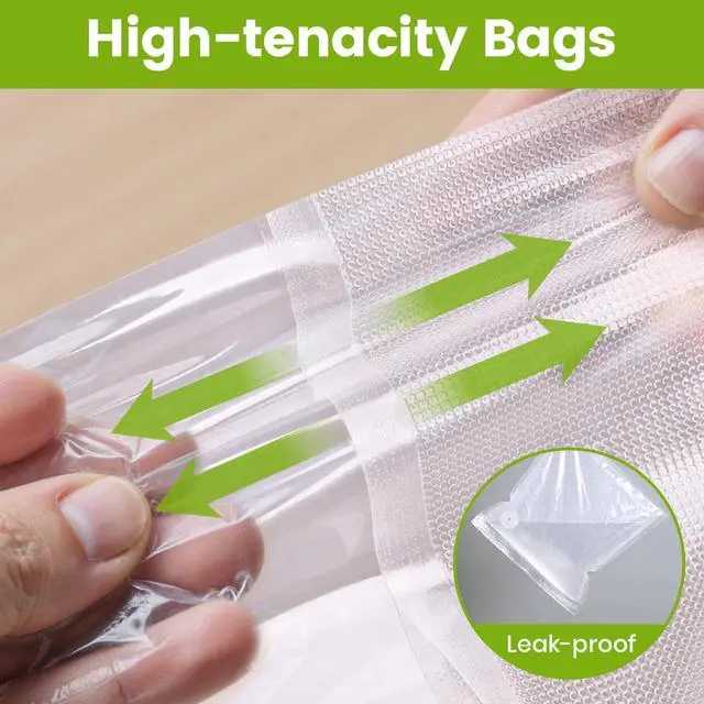 Alt view image 4 of 7 - Vacuum Sealer Bags for Food, 30 PCS 8.3"×8.7" Reusable Vacuum Seal Bags with Air Valve for Food Storage, Ideal for Freshness Preservation