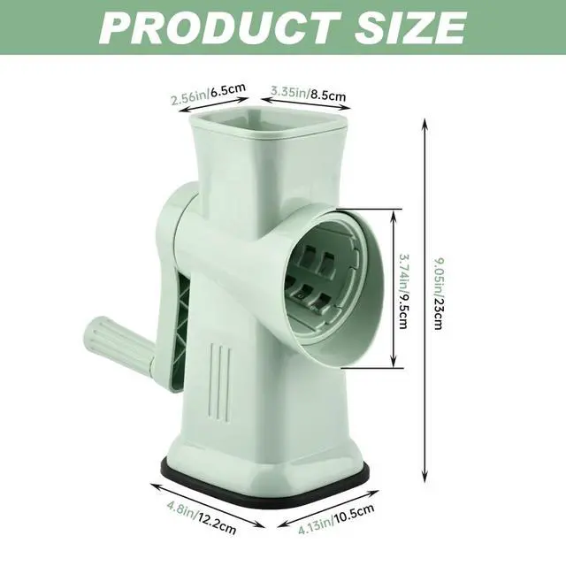 Alt view image 2 of 7 - Home Use Rotary Ice Shaver with Handle Manual Hand Crank Snow Cone Maker Machine Qucik Shaved Ice Maker with Suction Feet, Premium Portable IceCrusher and Shaved IceMachine