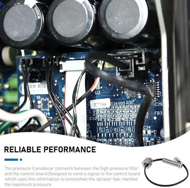 Alt view image 3 of 7 - 243222 Airless Sprayer Pressure Transducer Suitable for Graco Airless Paint Sprayers 190ES 390 395 490 495 595 695 795 1095 1595 3400 3900 5900 7900