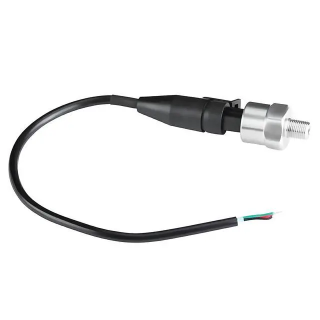 Alt view image 4 of 6 - 100 PSI Stainless Steel Pressure Transducer Sensor 1/8" NPT Thread with Connector Harness for Oil, Fuel, Air & Water
