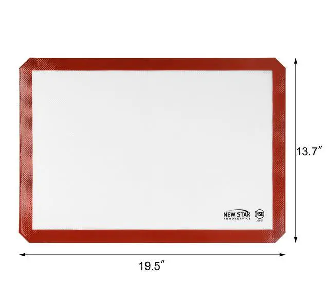 Alt view image 2 of 7 - Commercial Grade Silicone Baking Mat Non Stick Pan Liner, 14 x 20 inch (Two-Thirds Size)