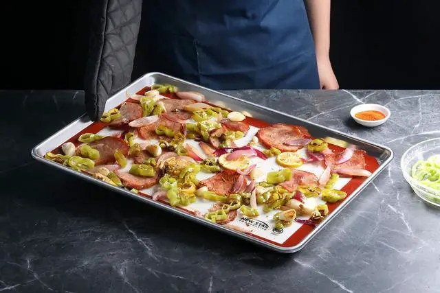 Alt view image 7 of 7 - Commercial Grade Silicone Baking Mat Non Stick Pan Liner, 14 x 20 inch (Two-Thirds Size)