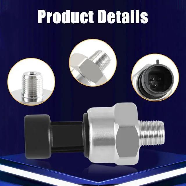 Alt view image 7 of 7 - 150 PSI Pressure Transducer Sensor with Connector Harness, 1/8"NPT Thread Stainless Steel Pressure Transmitter for Oil Fuel Water Air