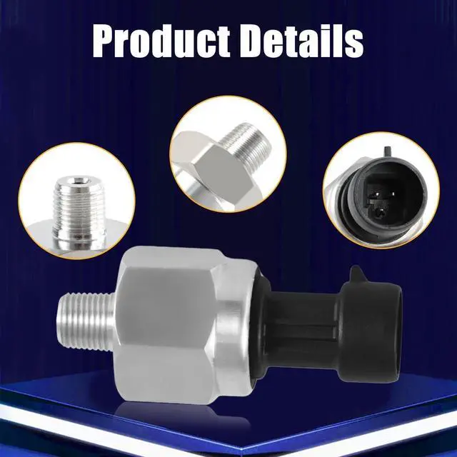 Alt view image 7 of 7 - 500 PSI Pressure Transducer Sensor with Connector Harness, 1/8"NPT Thread Stainless Steel Pressure Transmitter for Oil Fuel Water Air