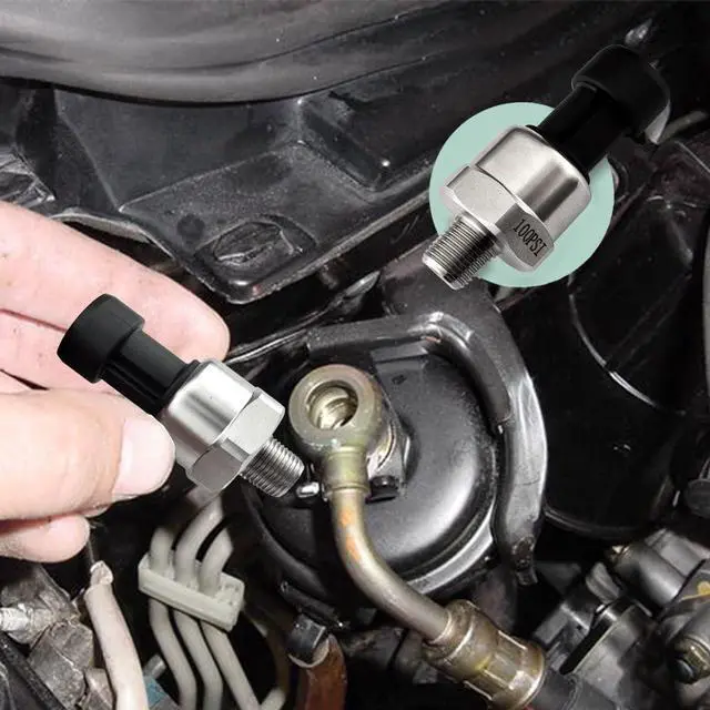 Alt view image 4 of 7 - Pressure Transducer Sender Sensor with Connector, 1/8"NPT Thread Stainless Steel Fuel Pressure Sensor for Oil Fuel Air Water (100PSI)