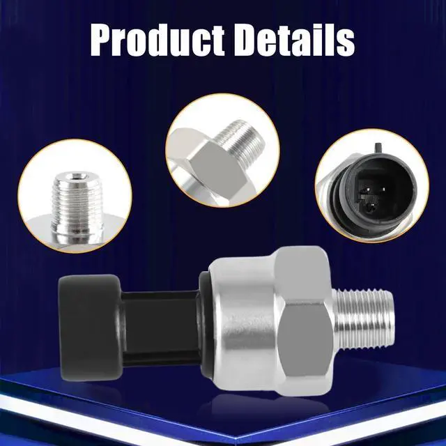Alt view image 7 of 7 - 100 PSI Pressure Transducer Sensor with Connector Harness, 1/8"NPT Thread Stainless Steel Pressure Transmitter for Oil Fuel Water Air