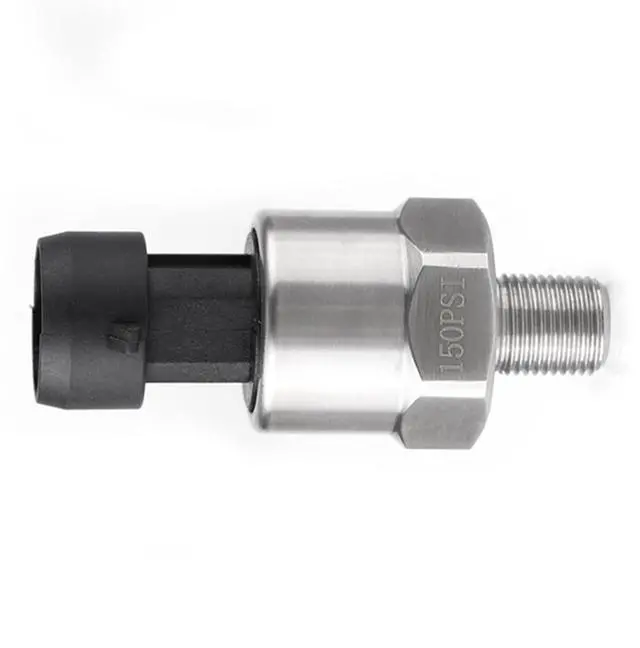 Alt view image 3 of 7 - 150PSI Pressure Transducer Sensor, 1/8NPT Thread Stainless Steel Pressure Sensor 0.5-4.5V, Fuel Oil Pressure Transducer Sensor with Connector Harness for Gas, Water, Air