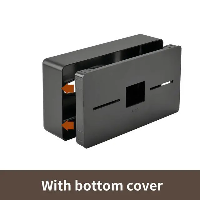 Alt view image 4 of 7 - Tissue Box Cover, Rectangular Black Wall Mounted Facial Paper Holder Dispenser, Prefert for Storage on Bathroom Vanity, Kitchen, Night Stand, Countertops Office and Car.