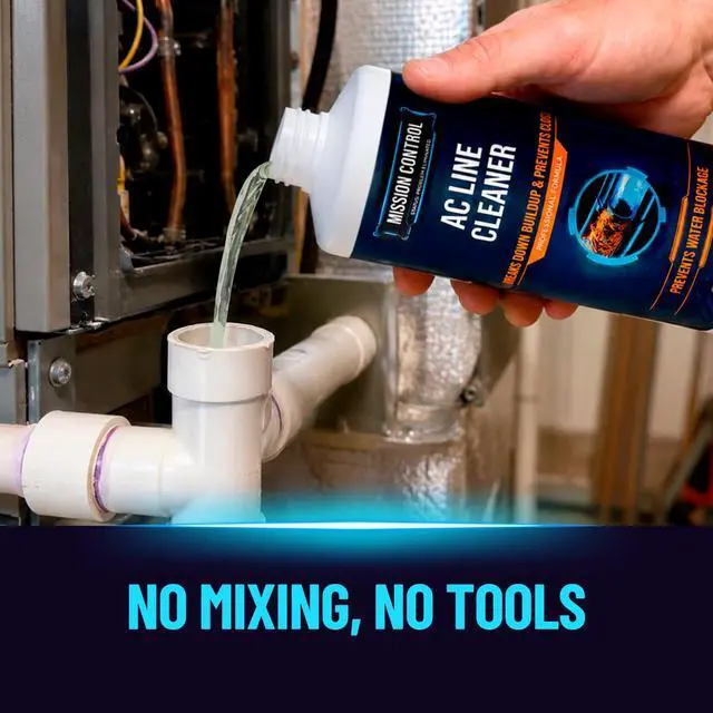 Alt view image 7 of 7 - 32 oz AC Drain Line Cleaner - Helps Prevent Clogs & Overflow, Copper Safe - 4 Treatments for Central AC, Mini Splits & Dehumidifiers