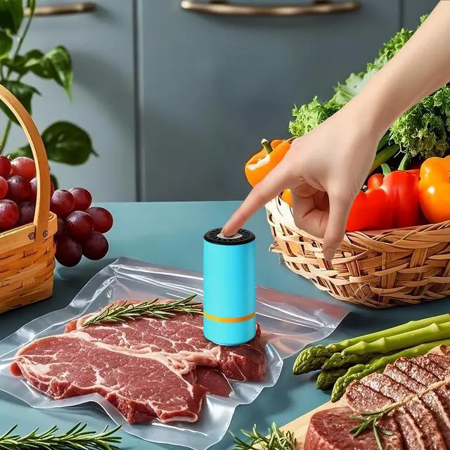 Alt view image 5 of 6 - Reusable Sous Vide Bags 58Pcs BPA-Free, 1.4L Vacuum Sealer Bags for Cooking & Microwave, 50 Zipper Bags, 3 Seal Clips 5 Cooking Clips, Heat-Resistant & Leakproof (8.5x8.5in)