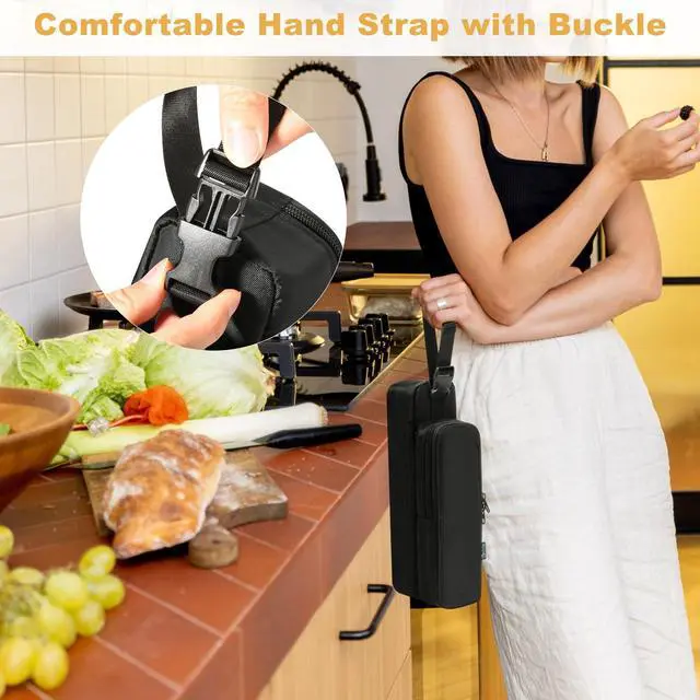 Alt view image 5 of 7 - Carrying Bag Compatible with Chef Preserve Compact Vacuum Sealer and Reusable Vacuum Bags, Portable Travel Case for Compact Vacuum Sealer, for Picnic, Camping, Travel (Bag Only)
