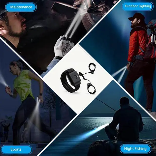 Alt view image 4 of 7 - Rechargeable Finger Flashlights Lightweight and Adjustable, Gifts for Men Women, Hands-Free LED Finger Lights for Camping Fishing Hiking Repairing, Fathers Day Christmas Birthday Gift