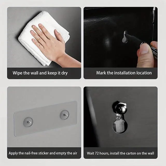 Alt view image 5 of 7 - Toilet Paper Holder with Shelf,Rustproof Flushable Wipes Dispenser,Self Adhesive Drilling Toilet Paper Holder Wall Mount,Tissue Holders with Storage,Wipe Holders for Bathroom(SingleRoll)