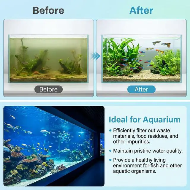 Alt view image 5 of 7 - 50PCS Pool Filter Balls - Sand Filter Ball, Aquarium Filter Media