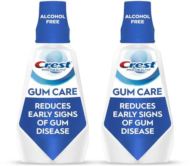 Main image of Pro-Health Gum Care Mouthwash, Antibacterial, 1L, 2 Pack, Anti gingivitis, Alcohol Free Mouth Rinse, Bad Breath Treatment, Fluoride Rinse for Adults, Plaque Remover, Cool Wintergreen
