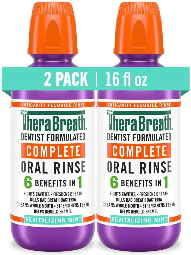 Main image of Complete Mouthwash, Revitalizing Mint, 16 fl oz, 2-Pack