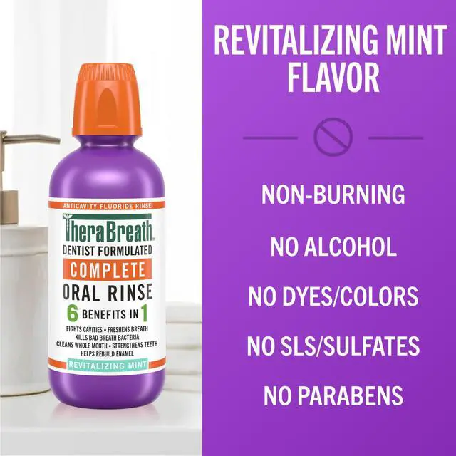 Alt view image 5 of 7 - Complete Mouthwash, Revitalizing Mint, 16 fl oz, 2-Pack