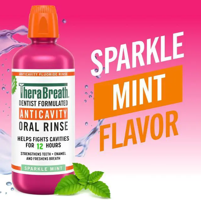 Alt view image 2 of 7 - Anticavity Fluoride Mouthwash, Sparkle Mint, Dentist Formulated, 1 Liter