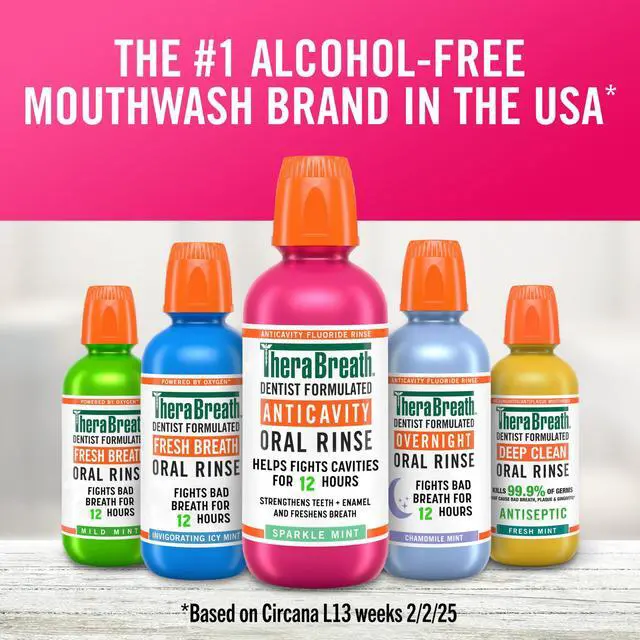 Alt view image 7 of 7 - Anticavity Fluoride Mouthwash, Sparkle Mint, Dentist Formulated, 1 Liter