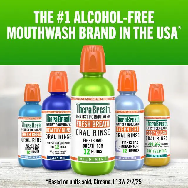 Alt view image 6 of 7 - Fresh Breath Mouthwash, Mild Mint, 1 Liter