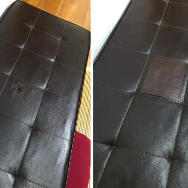 Alt view image 7 of 7 - Leather Repair Patch Kit 25 x 50 Inches, Self-Adhesive Leather Tape Upholstery Vinyl Sticker for Couches, Sofa, Furniture, Car Seats, Bags, Jackets (Crazy Horse)