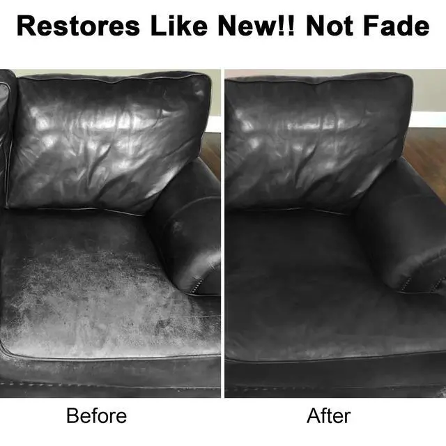Alt view image 4 of 7 - Black Leather Recoloring Balm, Leather Color Restorer Conditioner, Leather Repair Kits for Vinyl Furniture, Sofa, Car Seats, Shoes - Repair Leather Color on Faded & Scratched Leather Couches