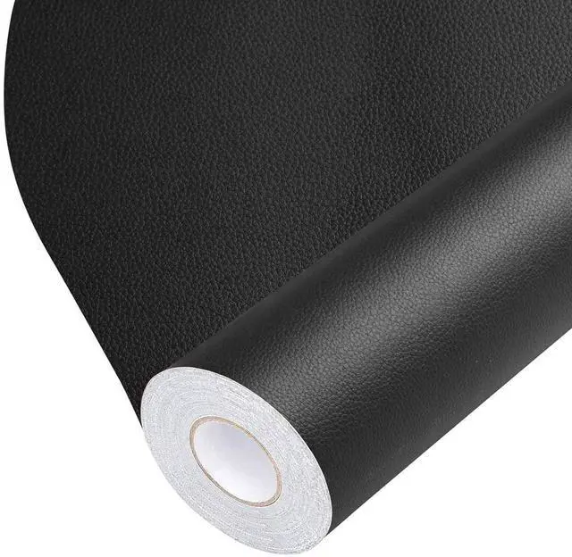 Main image of Leather Repair Tape Self-Adhesive Leather Repair Patch for Couch Furniture Sofas Car Seats Advanced PU Vinyl Leather Repair Kit (Black, 3.9X79 inch)