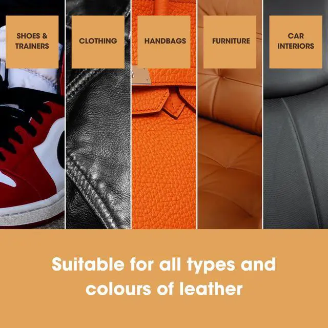 Alt view image 7 of 7 - Leather Repair Paint | 2-in-1 Seal and Color | Use on Scratches, Tears, and Holes in Car Seats, Furniture | Quick and Easy Leather Repair Kit for Furniture (Dark Brown, 50ml / 1.7oz)