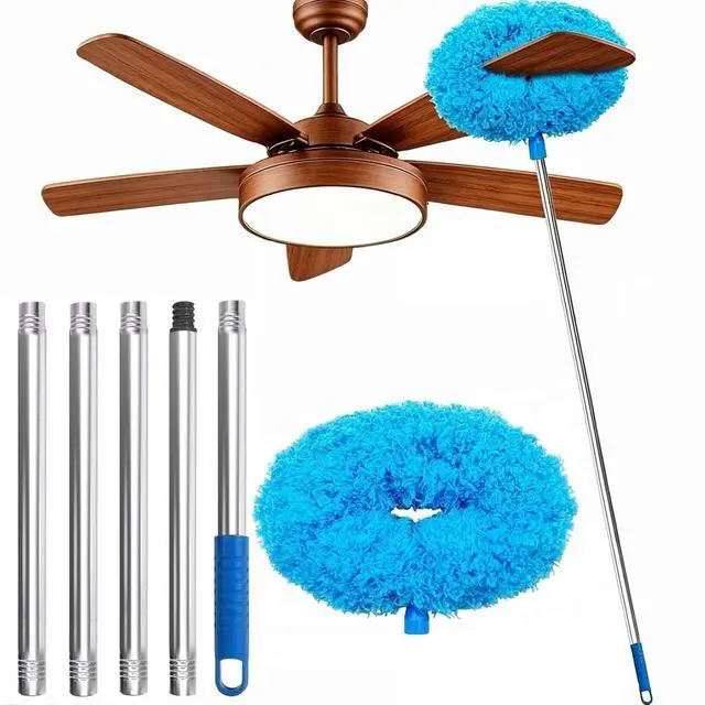 Main image of Fan Cleaner Duster 64.15" Adjustable Washable Reusable Microfiber