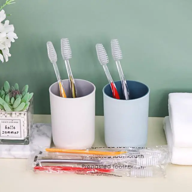 Alt view image 4 of 7 - 20pcs Prepasted Disposable Toothbrushes Bulk Individually Wrapped | Pre Pasted Soft Bristle Tooth Brush Set Travel Toothbrushes for Homeless Gift Hotel Camping Travel