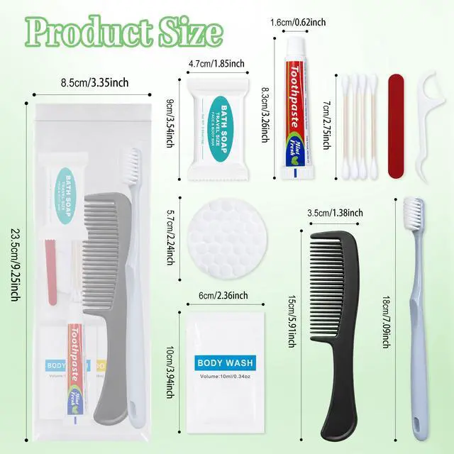 Alt view image 7 of 7 - Hygiene Kits, Toothbrush and Toothpaste Travel Kits (4-Pack) | Bulk Hygiene Supplies, Individual Packages, Suitable For Travel, Hotels, Camping, Home Use