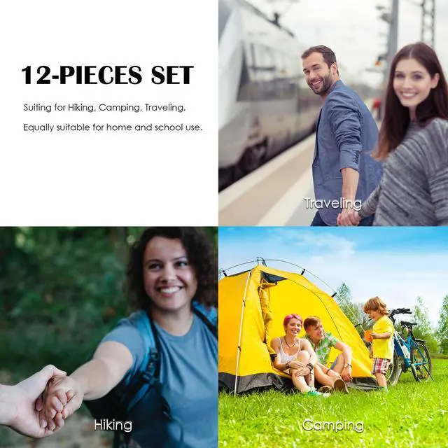 Alt view image 6 of 7 - 12 Pack Bulk Travel Toothbrush with Folding Portable Design and Soft Bristles, for Camping, Hiking, Travel, School
