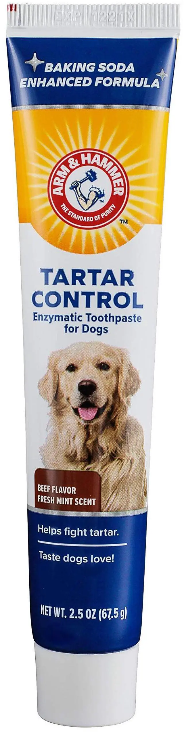 Main image of Tartar Control Enzymatic Dog Toothpaste, Beef Flavor, 2.5 Oz | Enzymatic baking soda formula, meat flavor, plaque and tartar reduction, all dogs and puppies