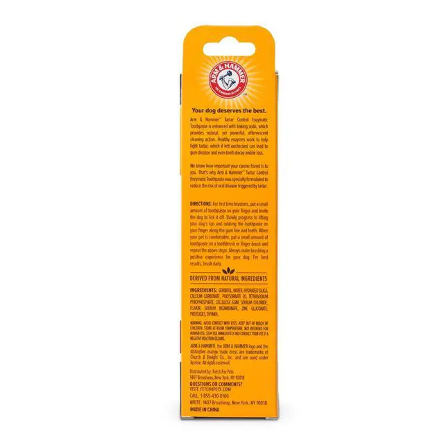 Alt view image 6 of 7 - Tartar Control Enzymatic Dog Toothpaste, Beef Flavor, 2.5 Oz | Enzymatic baking soda formula, meat flavor, plaque and tartar reduction, all dogs and puppies